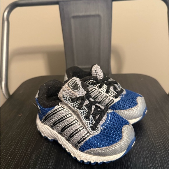 K-Swiss Other - K-Swiss Infant 3 Sneakers – Blue Silver Mesh Baby Athletic Shoes